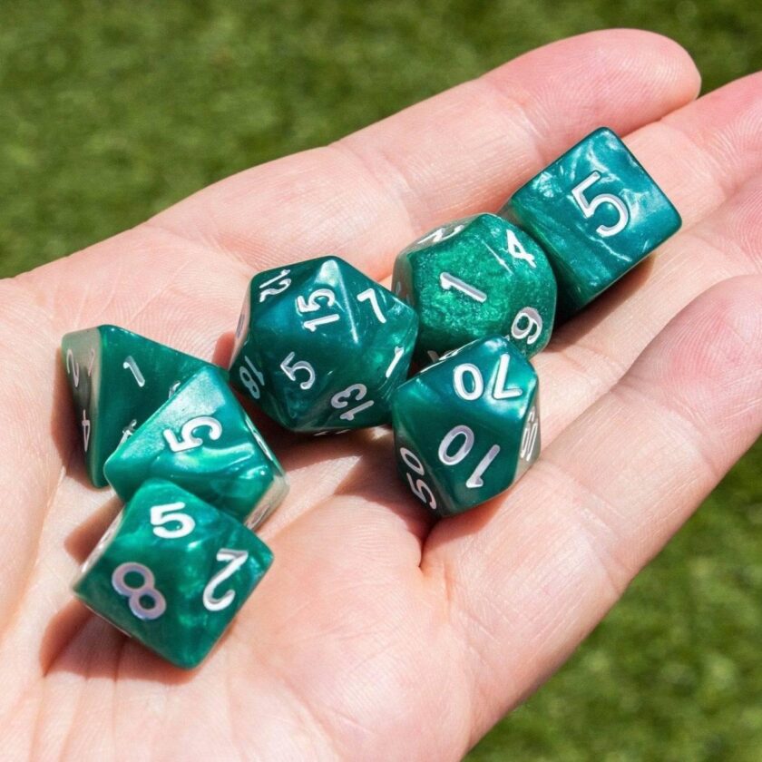 Pearl Green Dice - Image 3