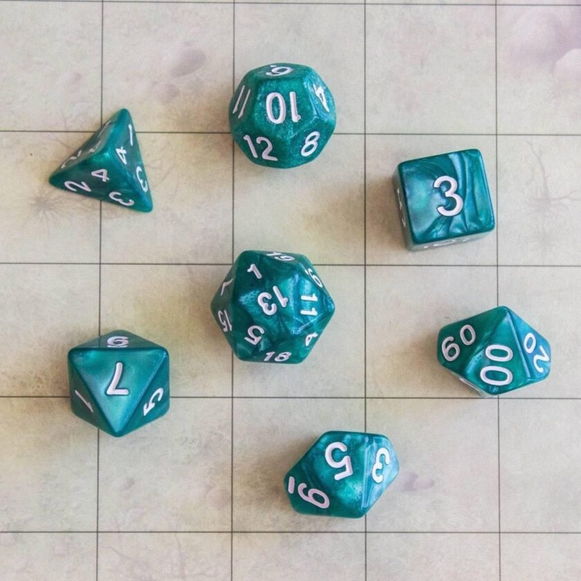 Pearl Green Dice - Image 4