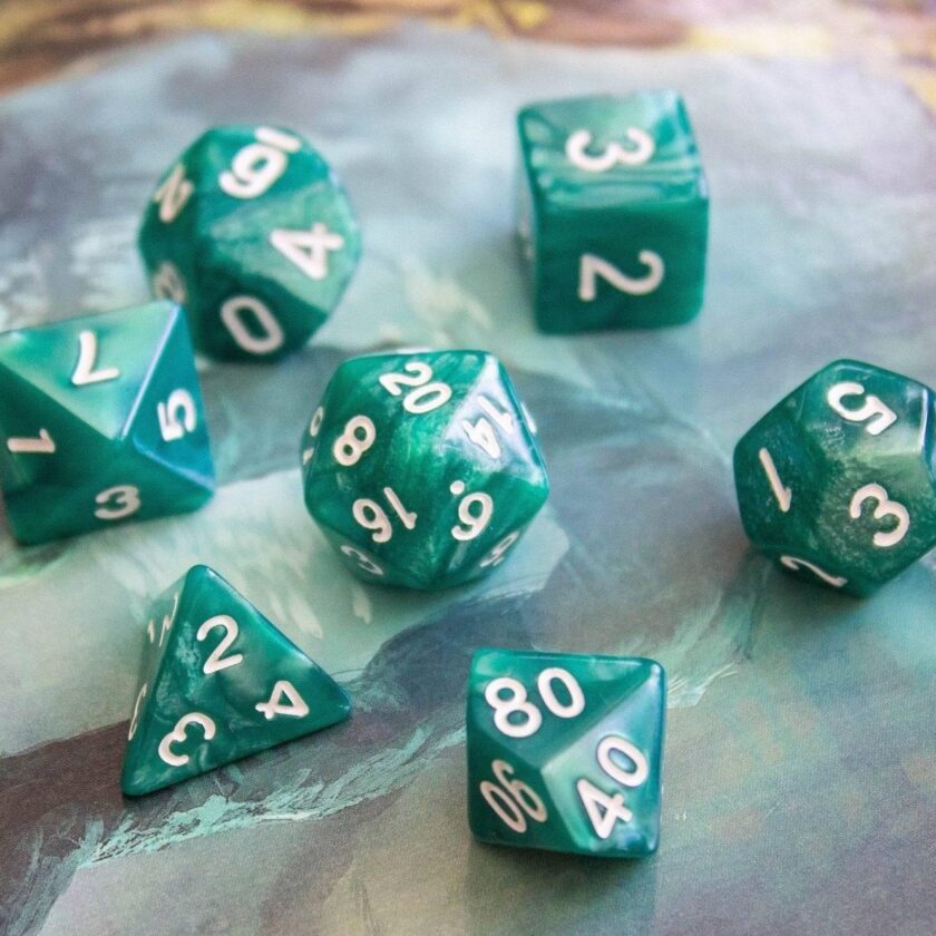 Pearl Green Dice - Image 8