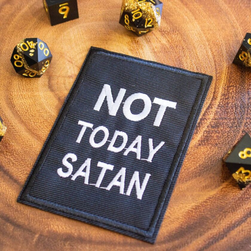 Not Today Satan Patch - Image 3