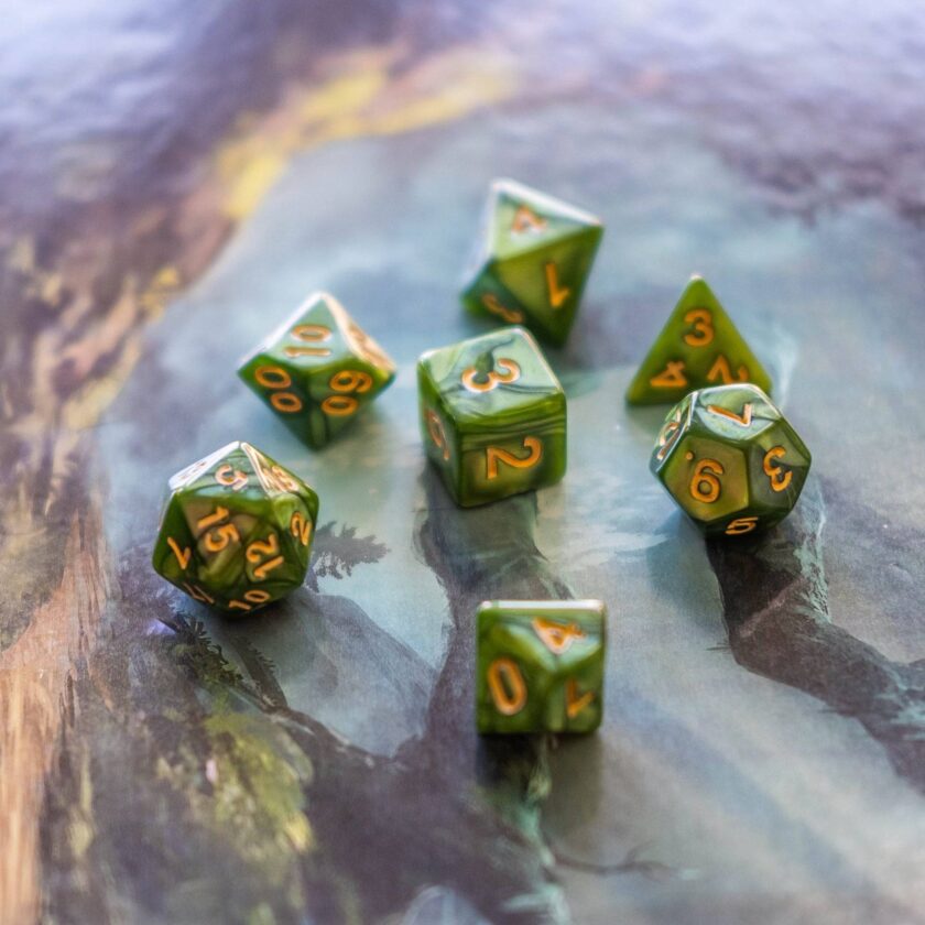 Ogre Green Dice Set