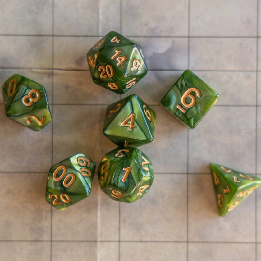 Ogre Green Dice Set - Image 2