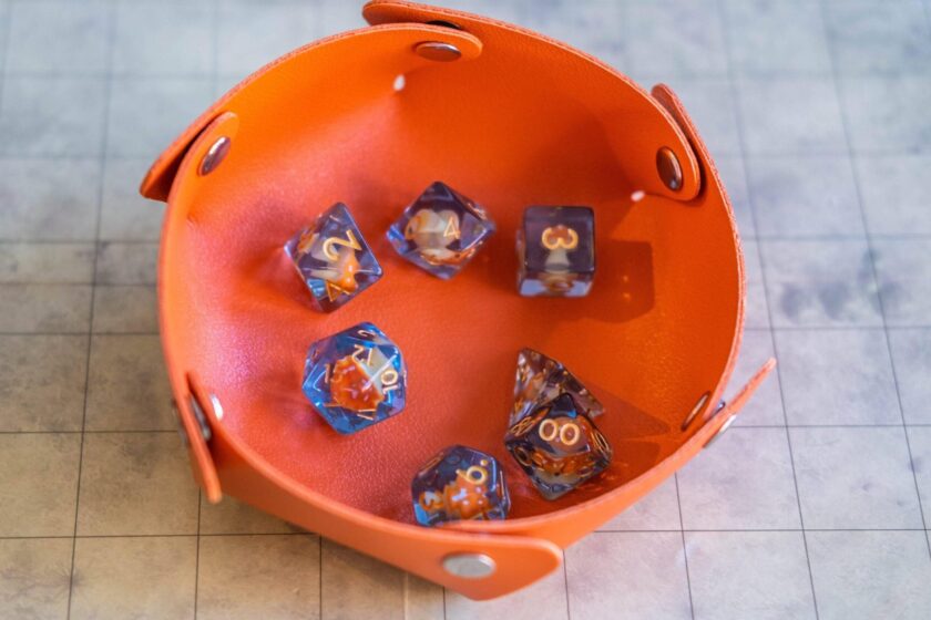 Orange Mushroom Dice Set - Image 4