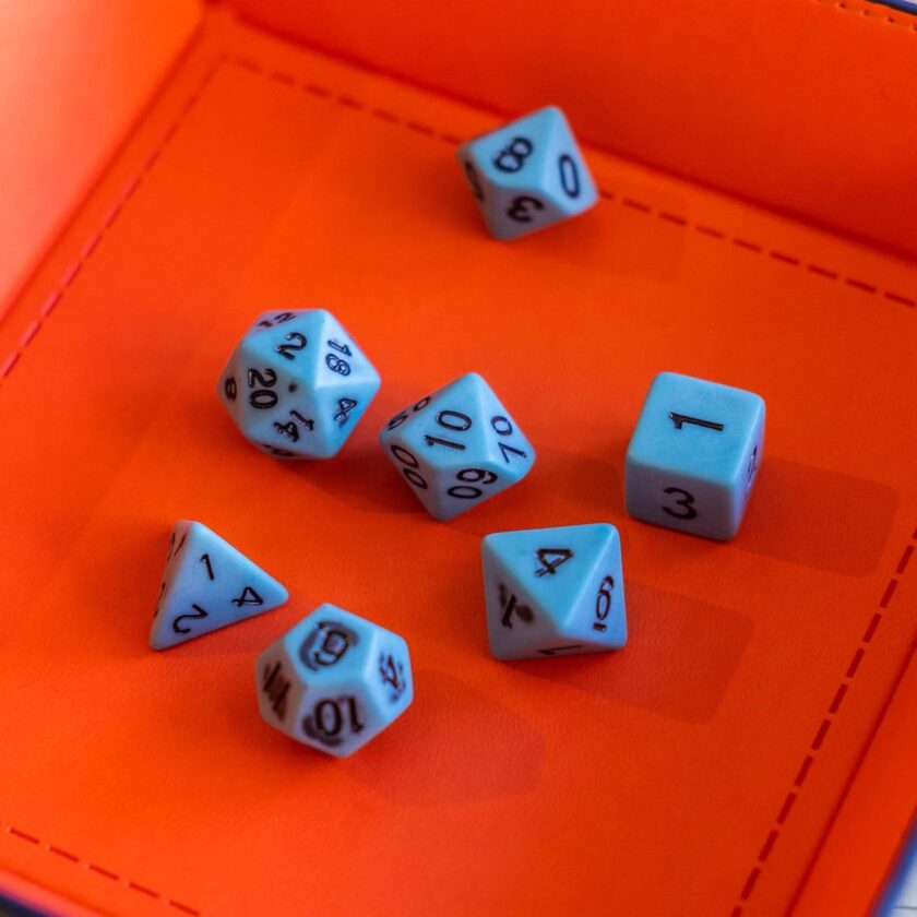 Pastel Blue Dice - Image 2