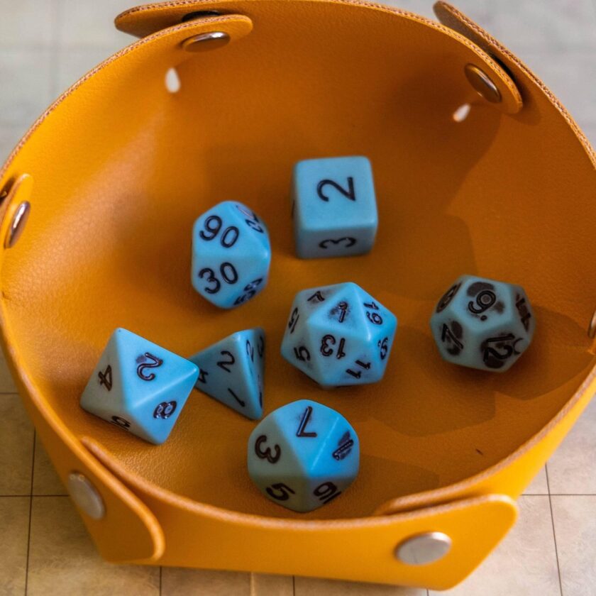 Pastel Blue Dice - Image 4