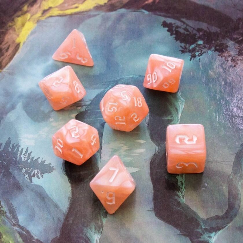 Pink Fairy Mist Dice Set