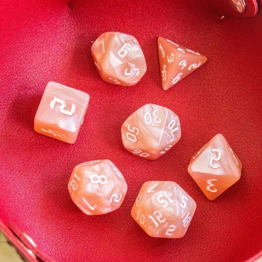 Pink Fairy Mist Dice Set - Image 3