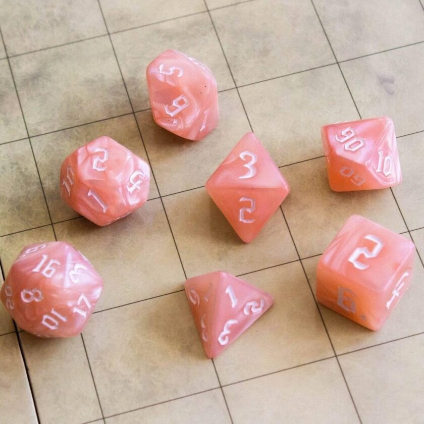 Pink Fairy Mist Dice Set - Image 2