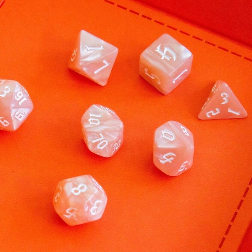 Pink Fairy Mist Dice Set - Image 6