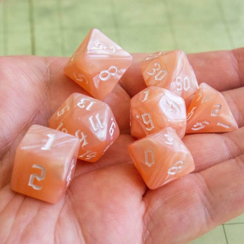 Pink Fairy Mist Dice Set - Image 7