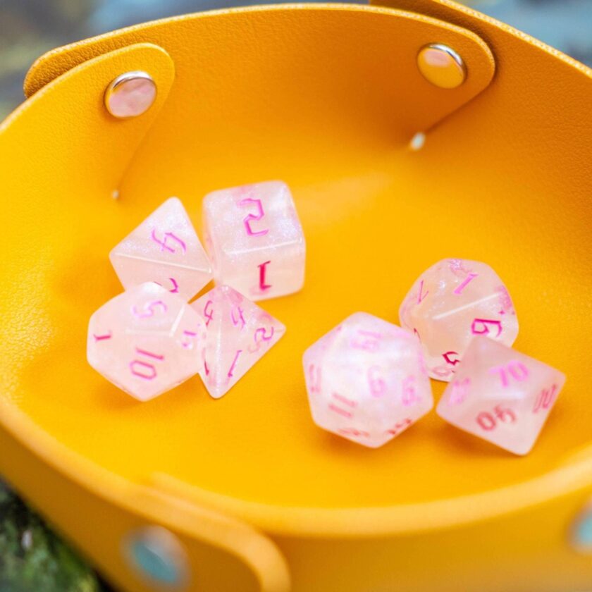 Pink Fog Dice Set