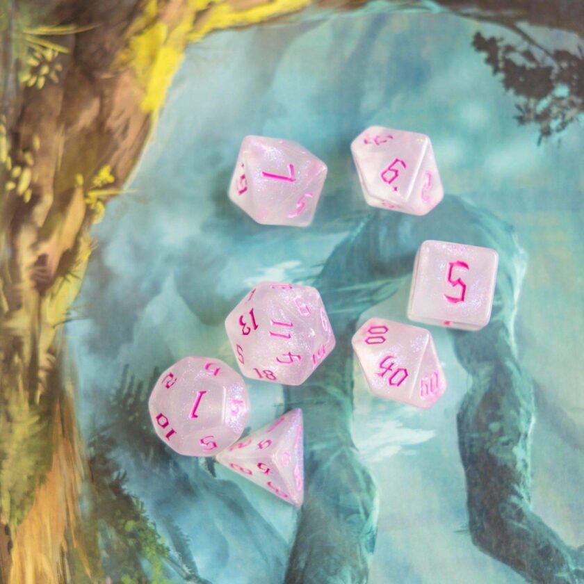 Pink Fog Dice Set - Image 5