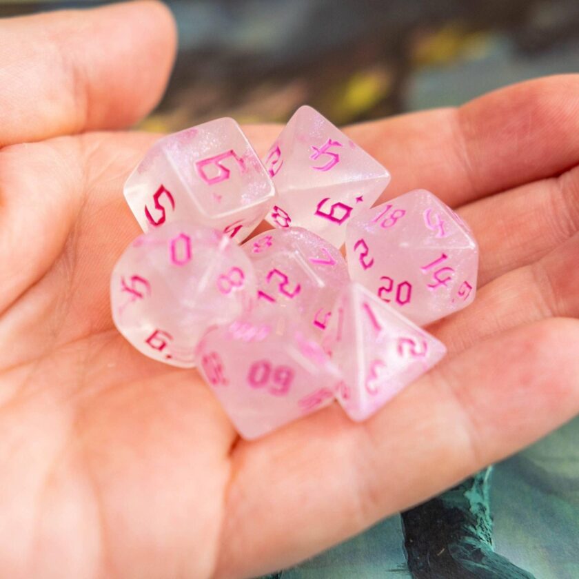 Pink Fog Dice Set - Image 6