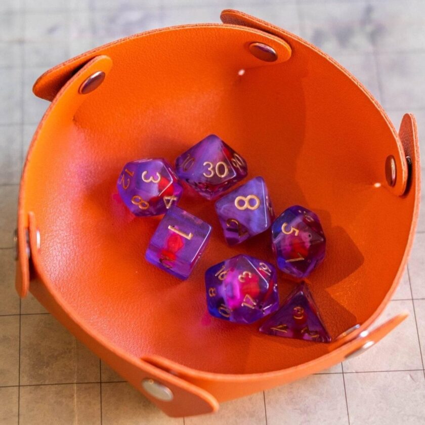 Pink Snails Dice Set - Image 6