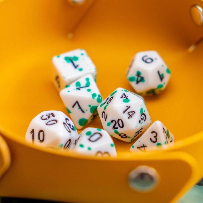 Splatter Green Dice - Image 3