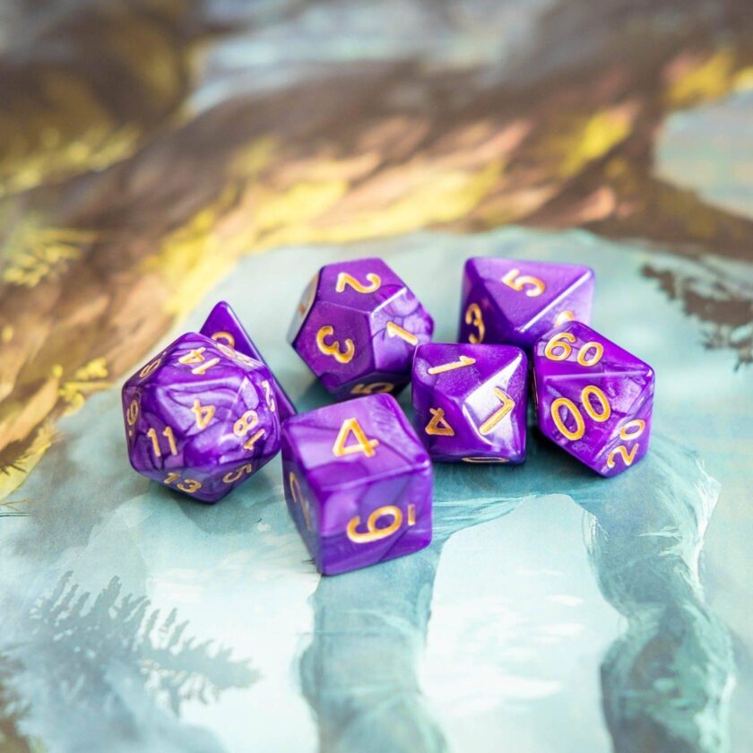 Pearl Purple Dice