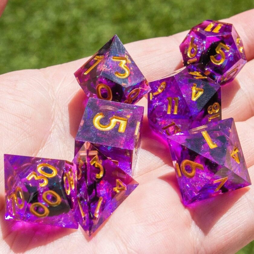 Purple Sharp Dice