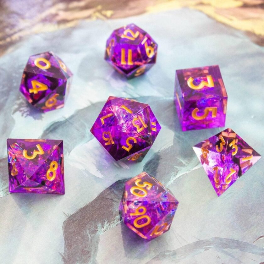 Purple Sharp Dice - Image 2