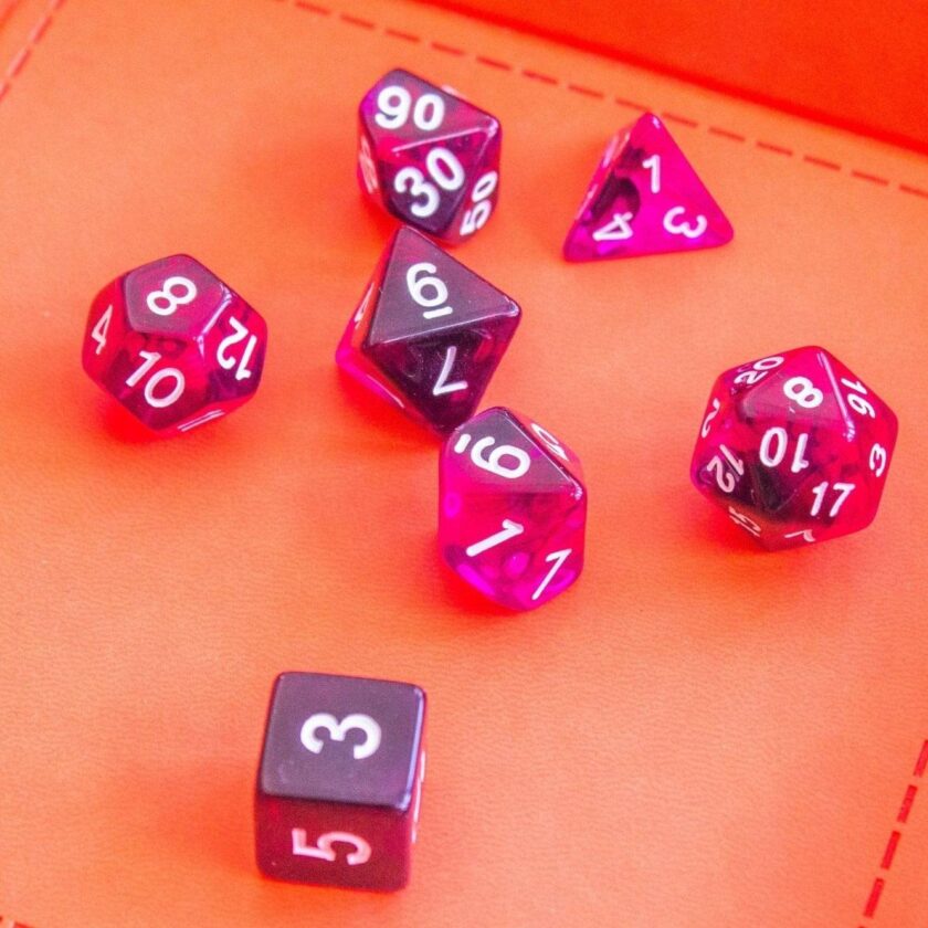 Purple Smoke Dice Set - Image 4