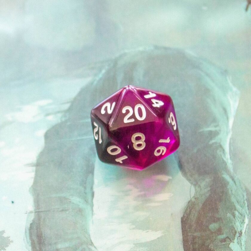 Purple Smoke Dice Set - Image 5