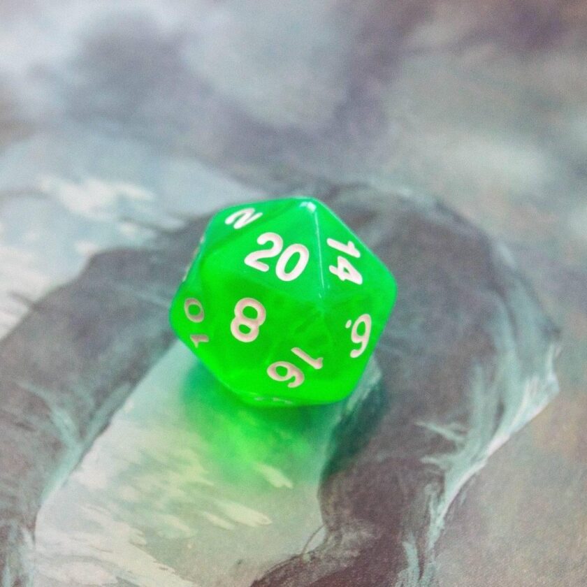 Radiant Green Dice Set - Image 7