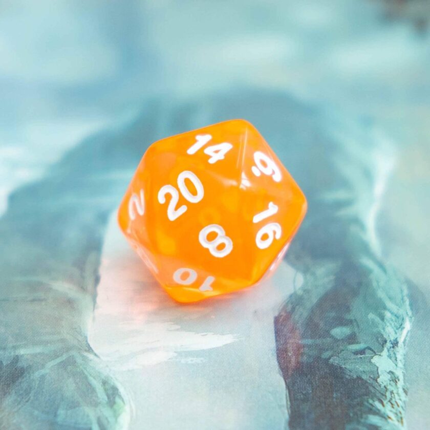 Radiant Orange Dice Set - Image 7