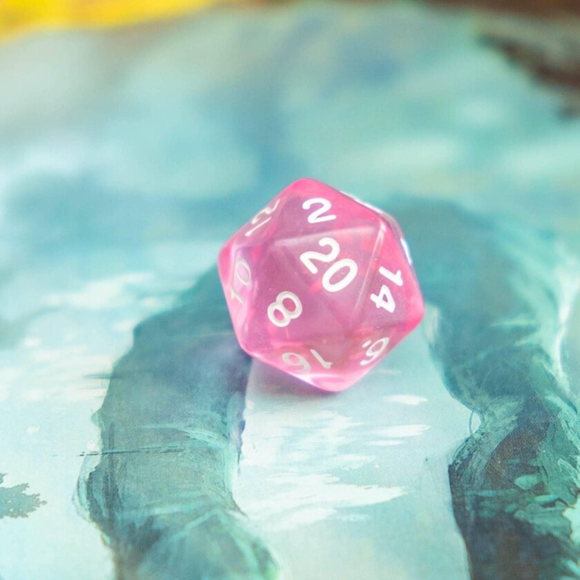 Radiant Pink Dice Set - Image 7