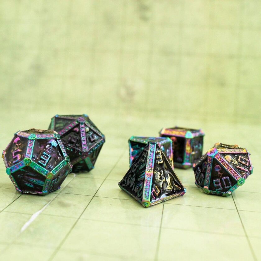 Rainbow Crypt Dice Set - Image 3