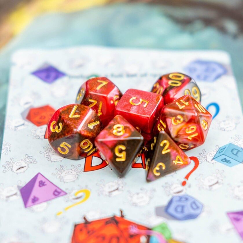 Two Tone Regal Red Dice