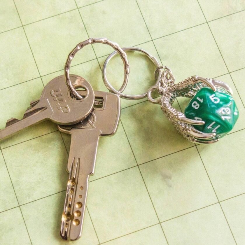 Removable D20 Dice Keyring - Image 3