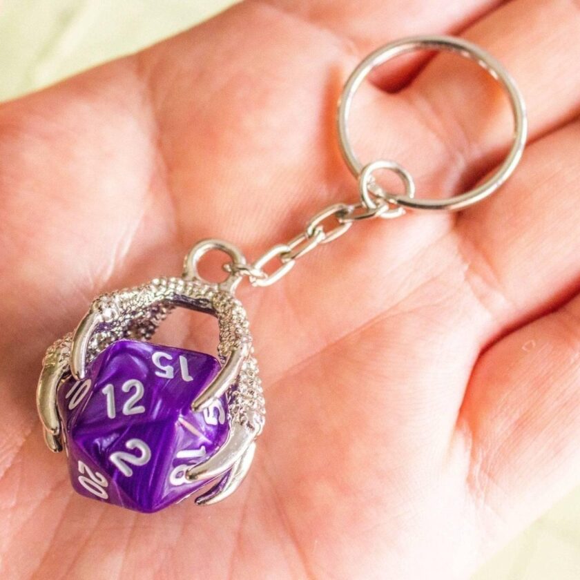 Removable D20 Dice Keyring - Image 4