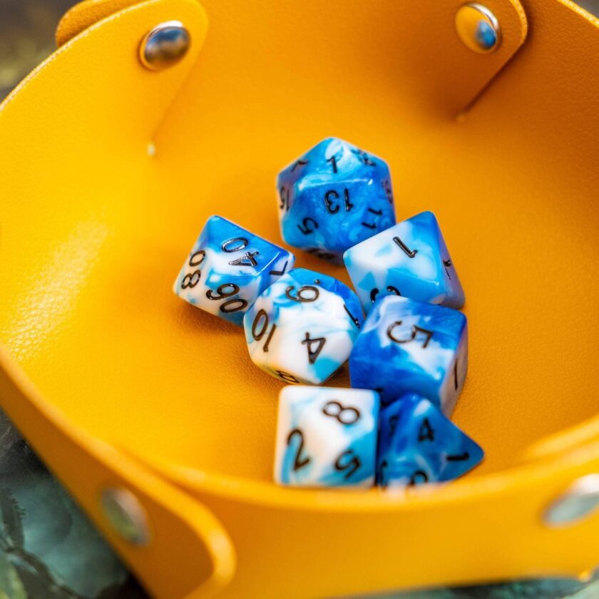 Tie Dye Dark Blue Dice - Image 6