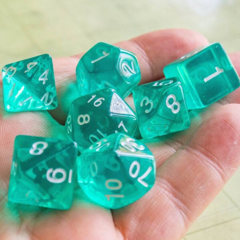 Toxic Slime Green Dice - Image 2