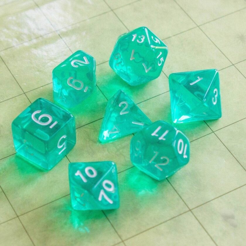 Toxic Slime Green Dice - Image 3