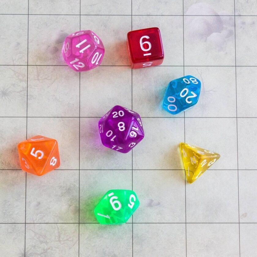 Transparent Rainbow Dice - Image 5