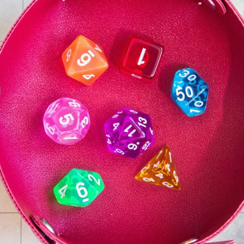 Transparent Rainbow Dice - Image 6