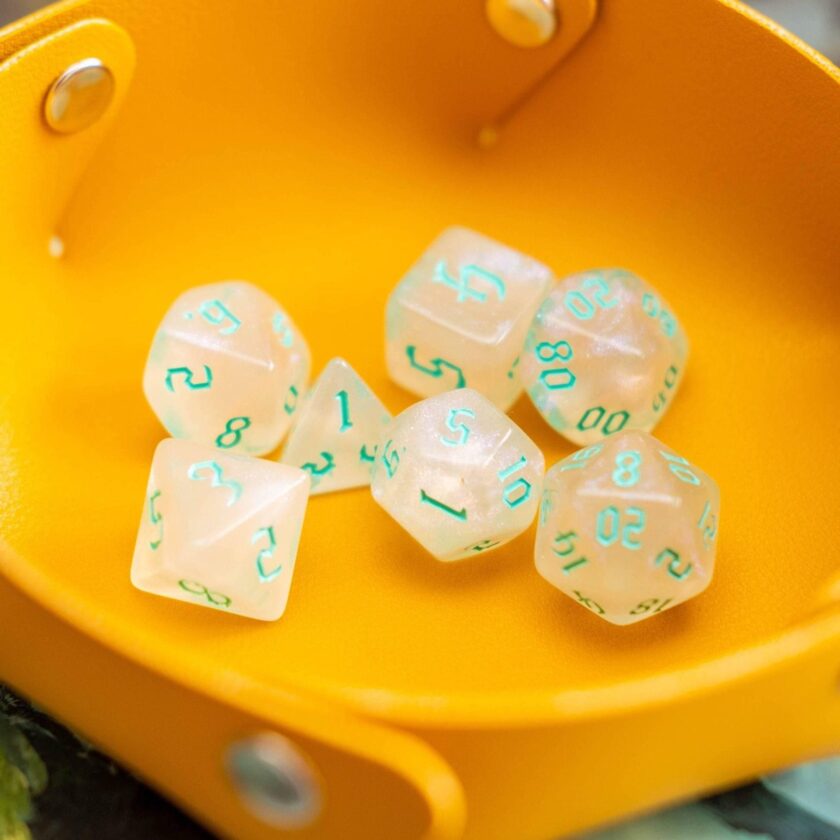 Turquoise Fog Dice Set - Image 3