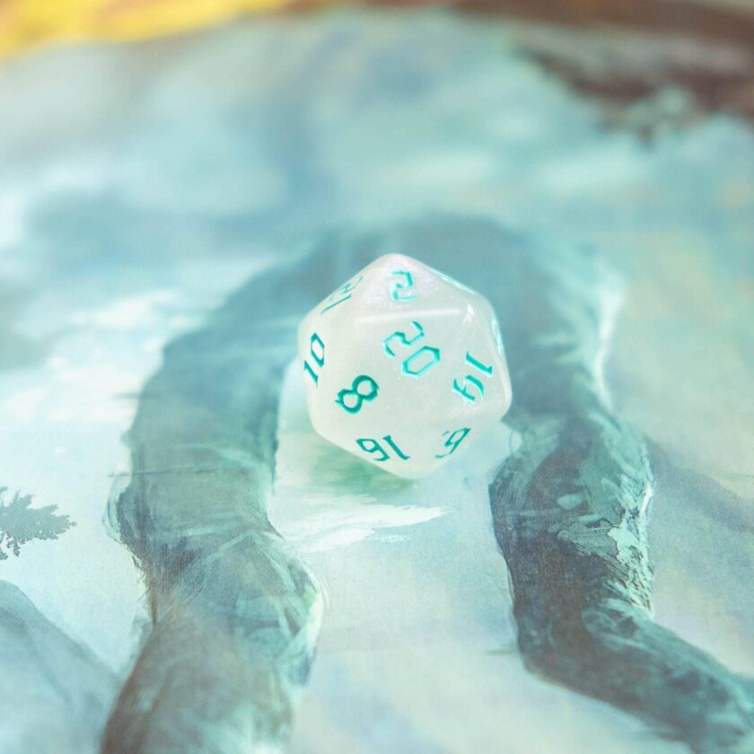 Turquoise Fog Dice Set - Image 7