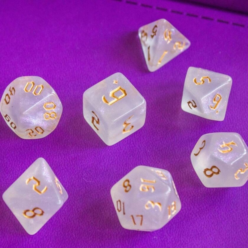 Gold Fog Dice Set - Image 2