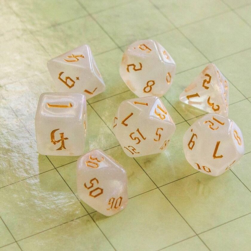 Gold Fog Dice Set - Image 3