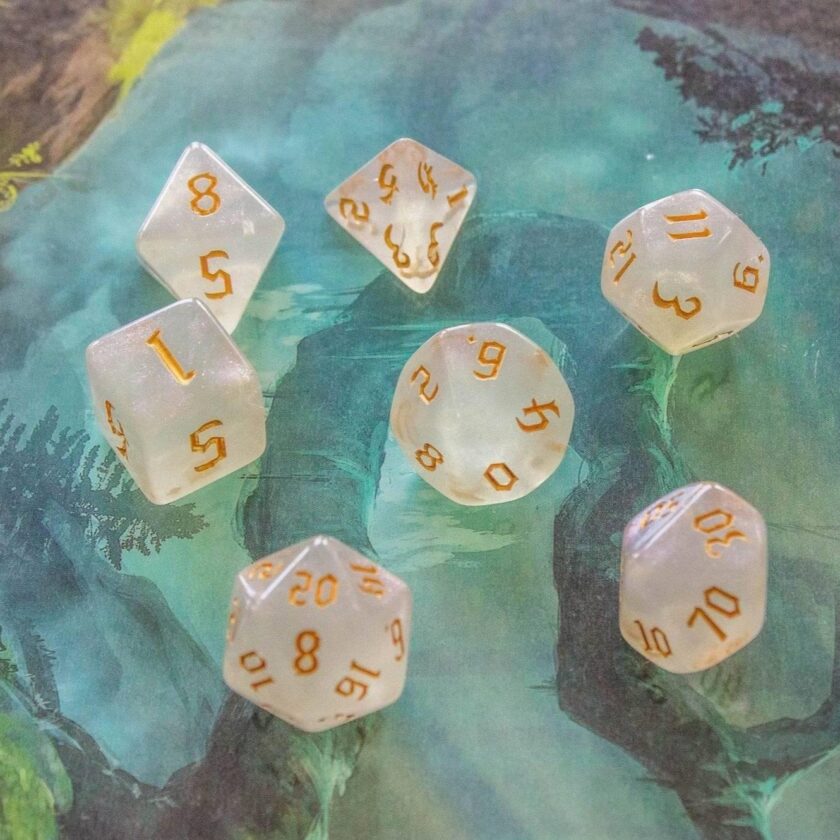 Gold Fog Dice Set - Image 6